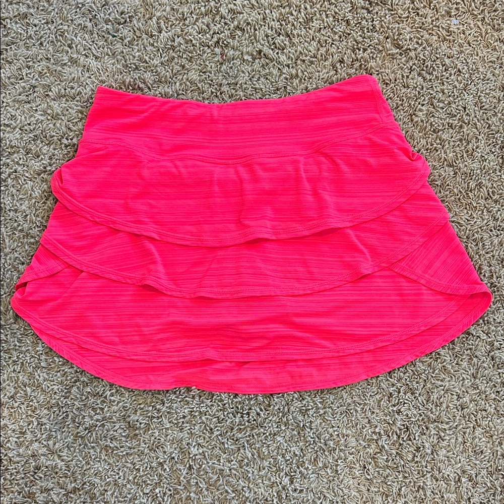Ideology Neon Orange Flounce Skort in Size Medium Tennis